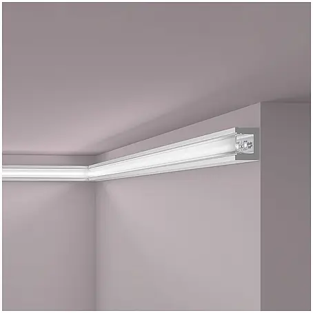 NOEL & MARQUET Eckleiste IL12 LxBxH: 200 x 2 x 2.5 cm 1 Stk. grau