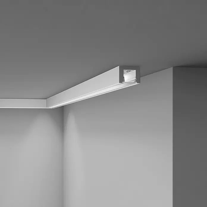 NOEL & MARQUET Eckleiste IL12 LxBxH: 200 x 2 x 2.5 cm 1 Stk. grau - 