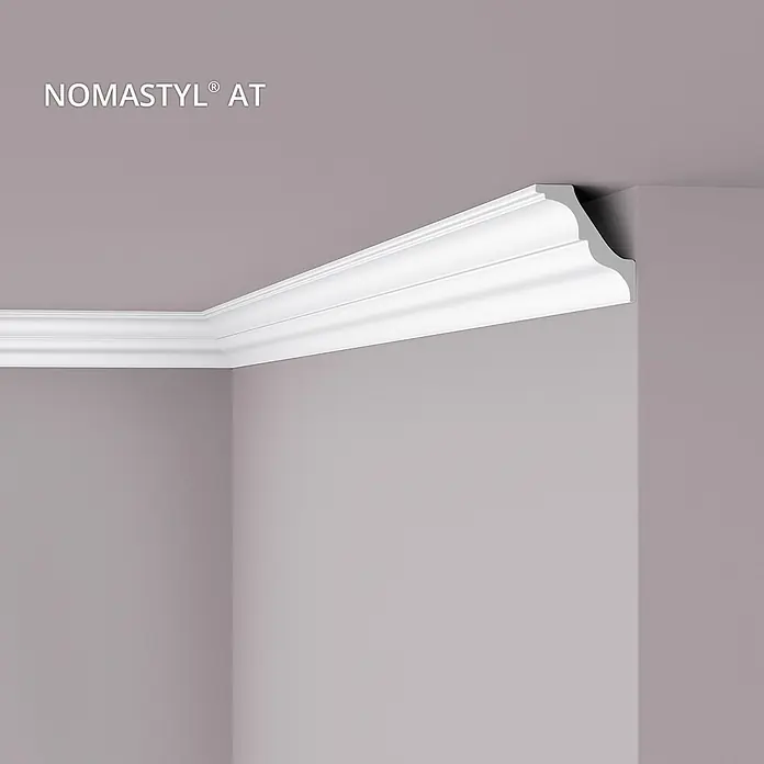 NOEL & MARQUET Eckleiste AT LxBxH: 200 x 9.5 x 10 cm 1 Stk. weiß - 
