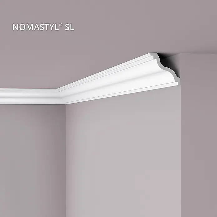 NOEL & MARQUET Eckleiste SL LxBxH: 200 x 10 x 10 cm 1 Stk. weiß - 