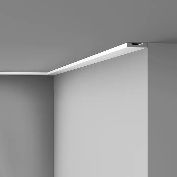 NOEL & MARQUET Wandleiste WD2-box LxBxH: 200 x 1.5 x 7 cm 21 Stk. weiß - 