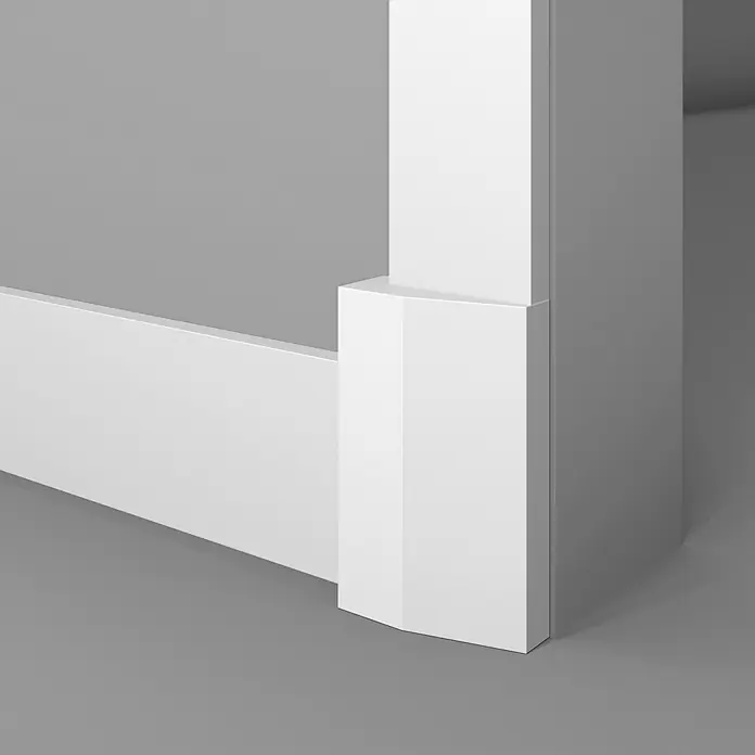 NOEL & MARQUET Wandleiste WD2 LxBxH: 200 x 1.5 x 7 cm 1 Stk. weiß - 