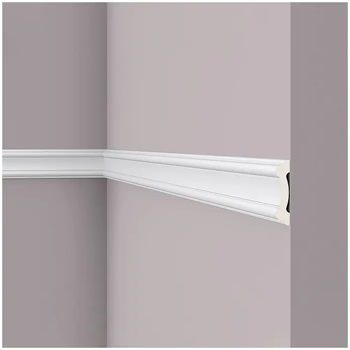 NOEL & MARQUET Wandleiste Z1550 LxBxH: 200 x 1.9 x 8 cm 1 Stk. weiß - 