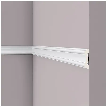 NOEL & MARQUET Wandleiste Z1550 LxBxH: 200 x 1.9 x 8 cm 1 Stk. weiß