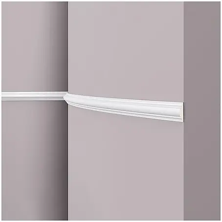 NOEL & MARQUET Wandleiste Z10 Flex LxBxH: 200 x 1.8 x 3.8 cm 1 Stk. weiß