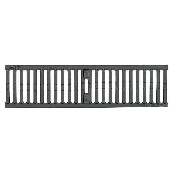 ACO Galaline Gussrost (50 x 13,5 x 2,2 cm, Schlitzbreite: 8 mm, Gusseisen)