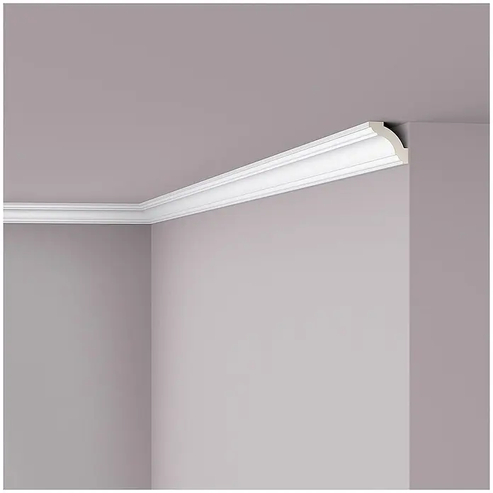 NOEL & MARQUET Eckleiste Z1240 LxBxH: 200 x 4.2 x 4.2 cm 1 Stk. weiß - 