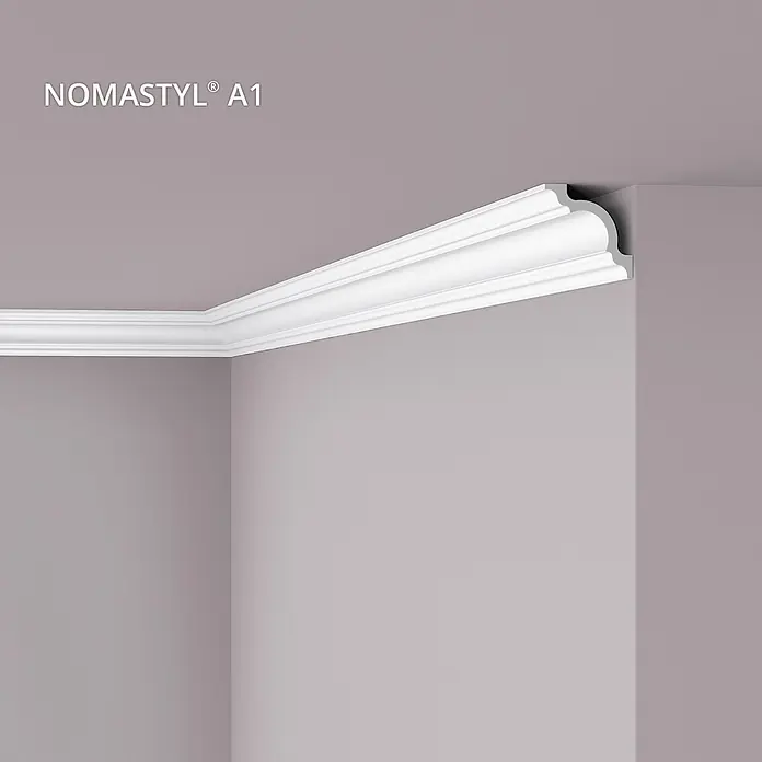 NOEL & MARQUET Eckleiste A1 LxBxH: 200 x 8 x 8 cm 1 Stk. weiß - 