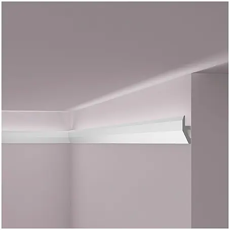 NOEL & MARQUET Wandleiste W1 LxBxH: 200 x 1.8 x 5.5 cm 1 Stk. weiß