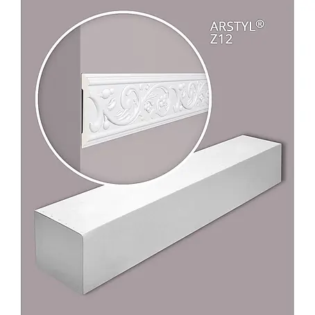 NOEL & MARQUET Wandleiste Z12-box LxBxH: 200 x 1.4 x 12.5 cm 15 Stk. weiß