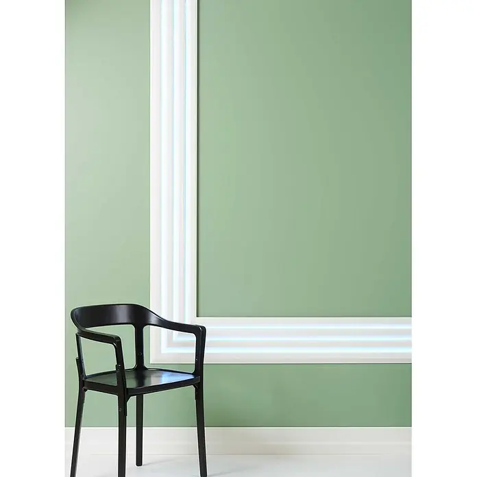 NOEL & MARQUET Wandleiste W1-box LxBxH: 200 x 1.8 x 5.5 cm 30 Stk. weiß - 