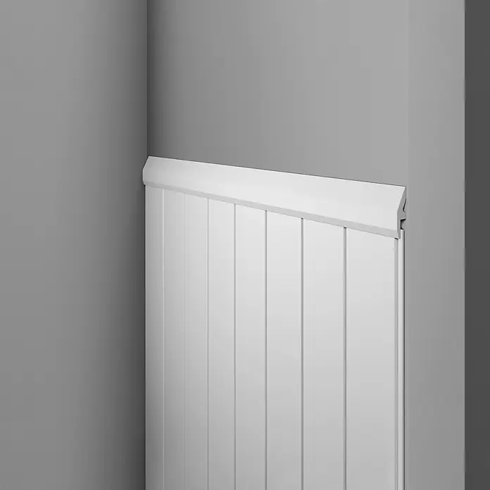 NOEL & MARQUET Wandleiste W1-box LxBxH: 200 x 1.8 x 5.5 cm 30 Stk. weiß - 