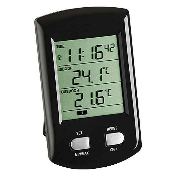 TFA Dostmann Funkthermometer RatioDigital, Breite: 29 mm Front View