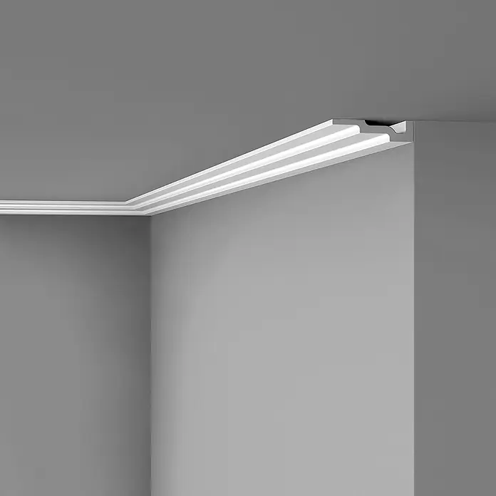 NOEL & MARQUET Eckleiste M1 LxBxH: 200 x 3 x 12 cm 1 Stk. weiß - 