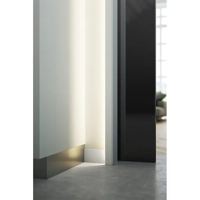 NOEL & MARQUET Eckleiste IL5 LxBxH: 200 x 5 x 5 cm 1 Stk. weiß - 
