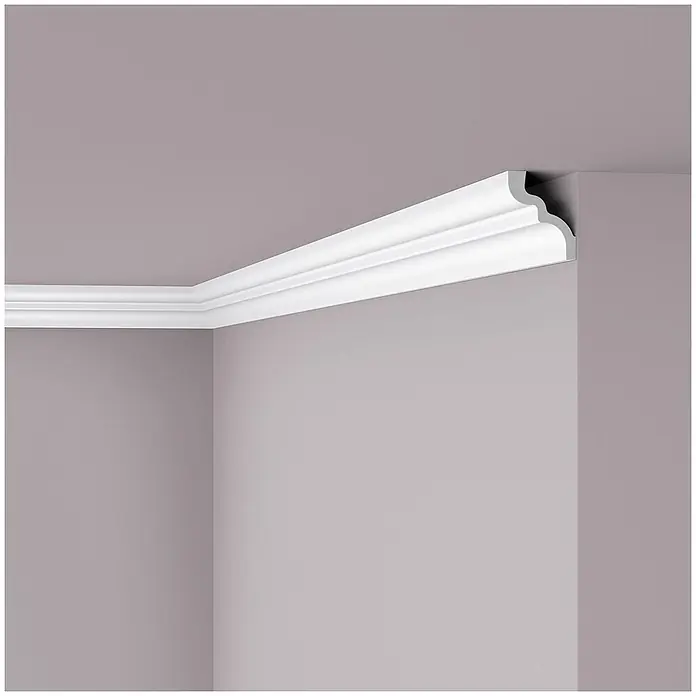 NOEL & MARQUET Eckleiste C LxBxH: 200 x 6.6 x 8.3 cm 1 Stk. weiß - 