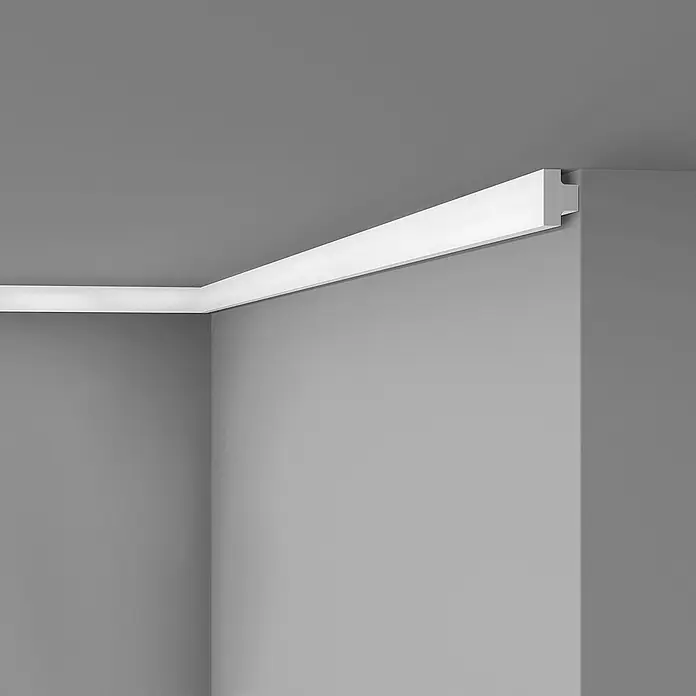 NOEL & MARQUET Wandleiste T4-box LxBxH: 200 x 2 x 3 cm 85 Stk. weiß - 