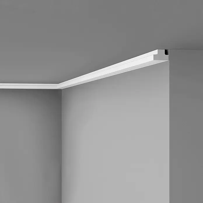 NOEL & MARQUET Wandleiste T4-box LxBxH: 200 x 2 x 3 cm 85 Stk. weiß - 