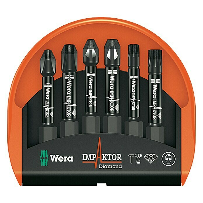 Wera Bit-Set Mini-Check Impaktor 4 (6-tlg.)