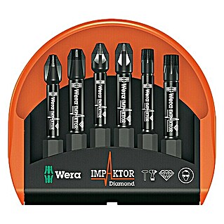 Wera Bit-Set Mini-Check Impaktor 4 (6 -tlg.)