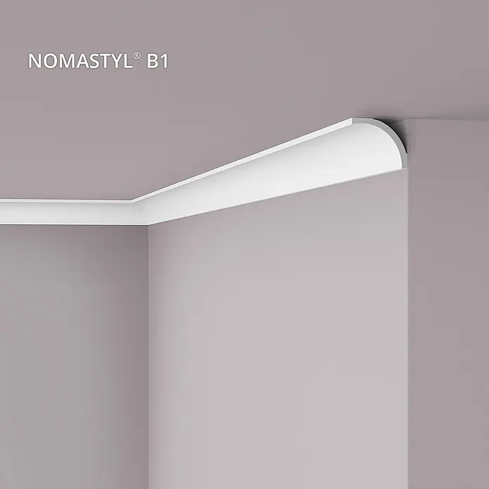NOEL & MARQUET Eckleiste B1-box-10 LxBxH: 200 x 7.8 x 6.6 cm 10 Stk. weiß - 