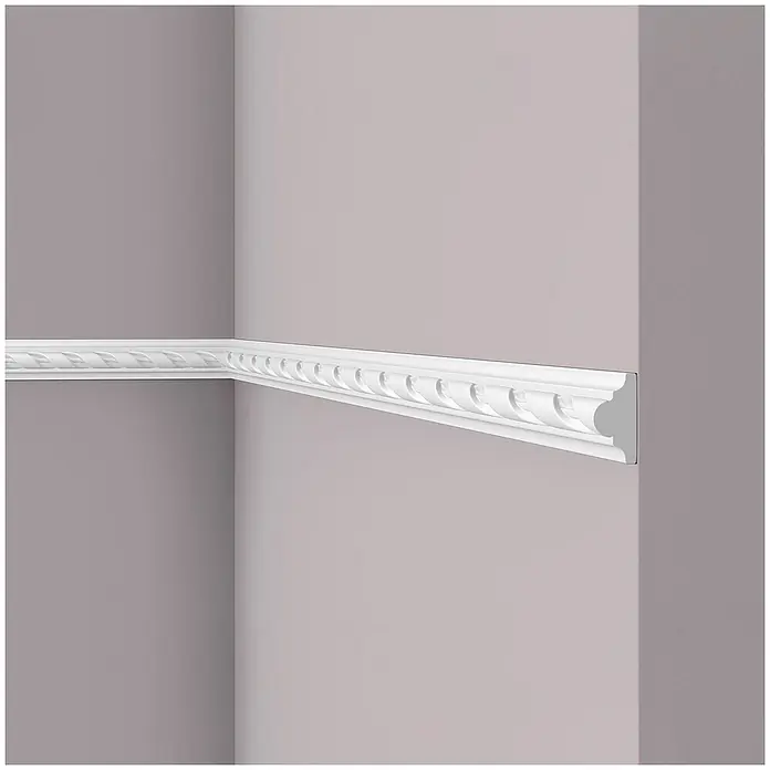 NOEL & MARQUET Wandleiste WO2 LxBxH: 200 x 1.8 x 3.8 cm 1 Stk. weiß - 