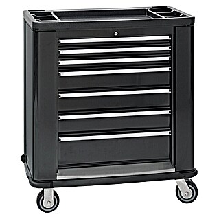 Wisent Werkplaatswagen (l x b x h: 52 x 90 x 103 cm, Zwart, Staal, Zonder gereedschap)