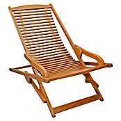 Sunfun Diana Tumbona reclinable (Marrón natural, Ancho: 62 cm)