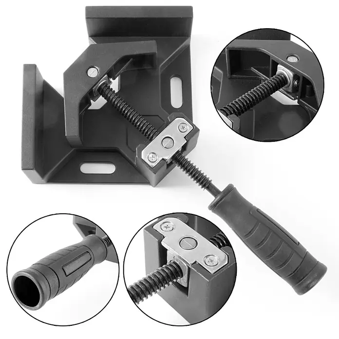 Winkelklemme WK 95 ST Winkelspanner Alu für Metall, Holz, Kunststoff - 