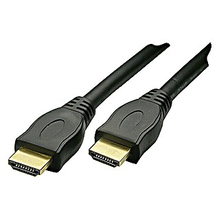 Schwaiger HDMI-Kabel (2 m, Schwarz, 18 Gbit/s)