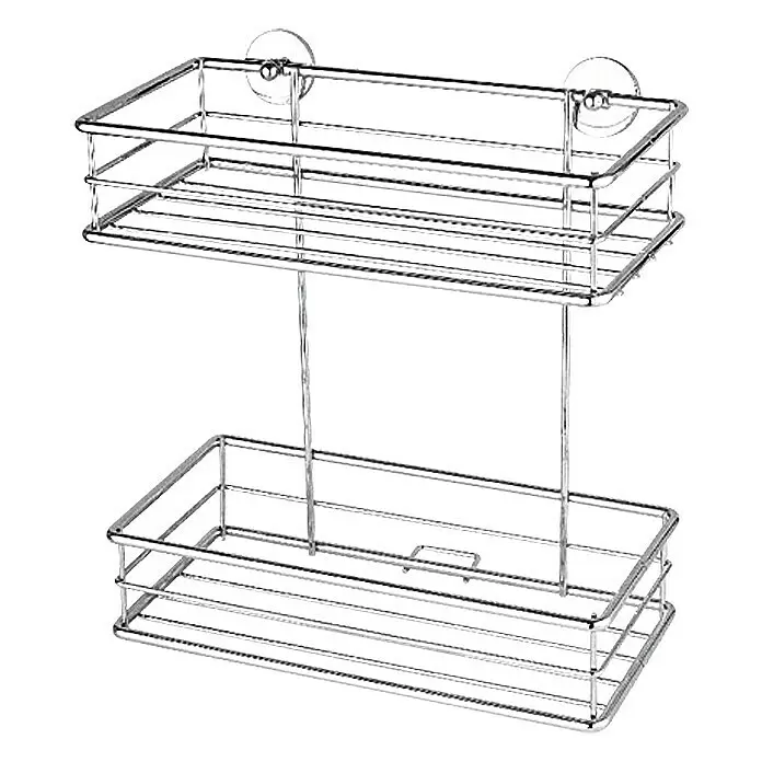 Tesa Duschkorb BT230P - 250 x 125 x 275 mm, 2-stöckig, Rechteckig