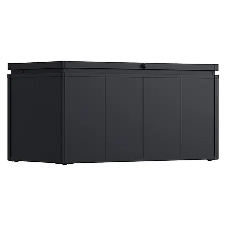 Weide Noble Gartenbox 450 L Stahl/Alu 1,2 m x 62 cm x H 60 cm Anthrazit