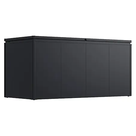 Weide Noble Gartenbox 2000 L Stahl/Alu 2,1 m x 95 cm x H 100 cm Anthrazit