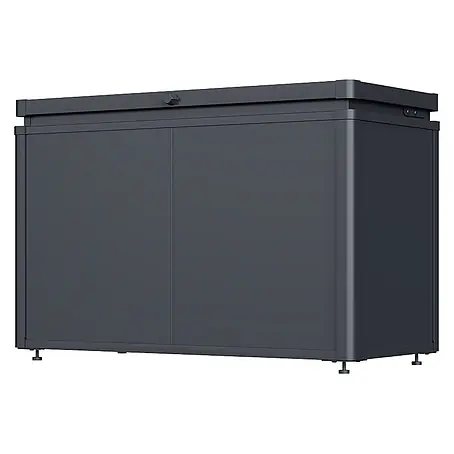 Weide Noble Gartenbox 290 L Stahl/Alu 1 m x 46 cm x H 64 cm Anthrazit