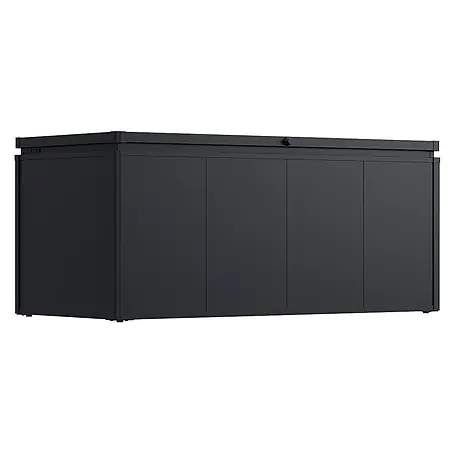 Weide Noble Gartenbox 830 L Stahl/Alu 1,6 m x 75 cm x H 70 cm Anthrazit