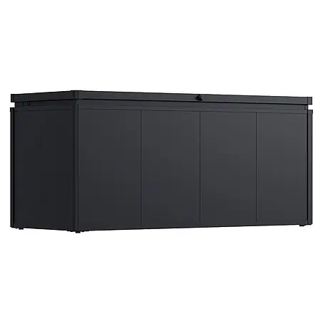 Weide Noble Gartenbox 640 L Stahl/Alu 1,52 m x 62 cm x H 68 cm Anthrazit