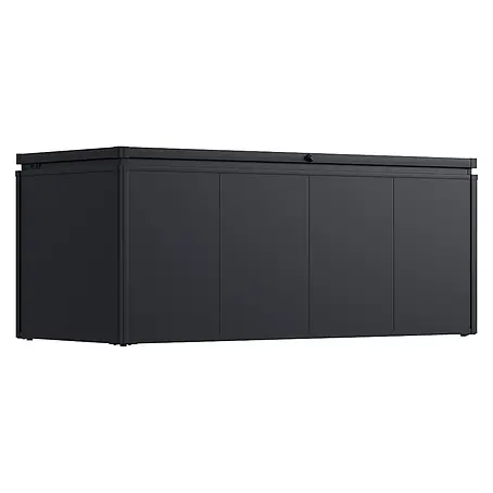 Weide Noble Gartenbox 1015 L Stahl/Alu 1,8 m x 79 cm x H 74 cm Anthrazit