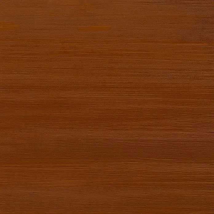 Osmo Bangkirai-Öl 016 - Dunkel, Transparent, 2,5 l, Seidenmatt - Nahaufnahme einer warmen, braunen Holzoberfläche mit feinen Maserungen, ideal als Hintergrund oder Textur für Designprojekte.