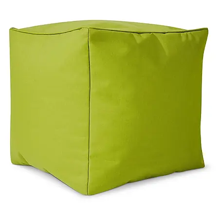 Green Bean Sitzhocker Cube mit EPS Füllung 40x40x40 cm Grün