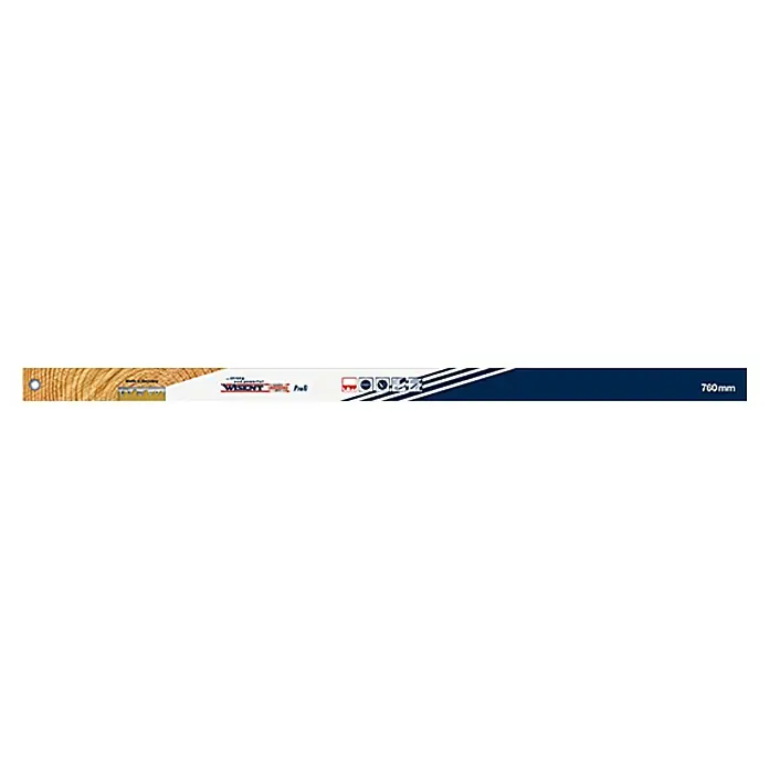 Wisent Profi Hoja de repuesto de sierra de arco - Longitud de hoja: 760 mm, Dentado triscado, Ámbito de uso: Madera húmeda - Una hoja de sierra de calar Wisent Expert F6, ideal para serrar madera, con una longitud de 760 mm.