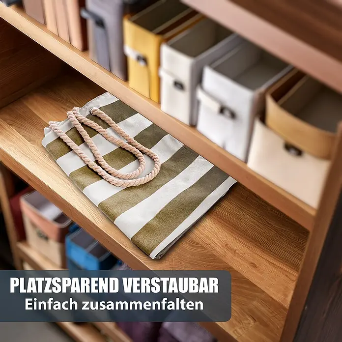 BigDean Strandtasche XXL, Grün - 