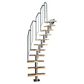 Star Stairs Ruimtebesparende trap Athena (Verdiepingshoogte: 222 - 276 cm, Tredeaantal: 12 stk.)