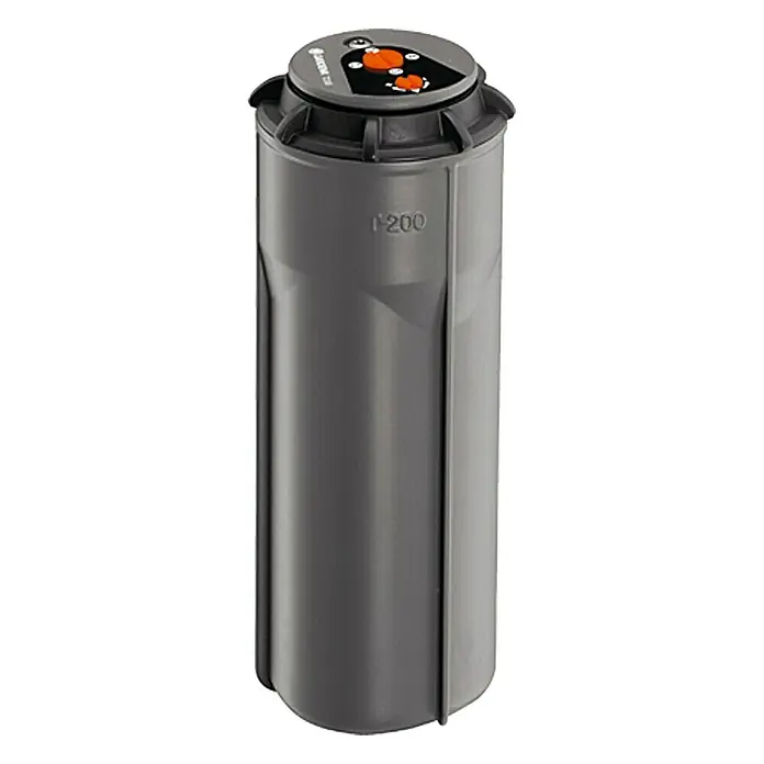 Gardena Sprinklersystem Turbinenversenkregner T 200 - ½″, Max. Regnerfläche: 200 m² - GARDENA Versenkregner S 200: Zuverlässige Bewässerung für Flächen bis 200 m², individuell einstellbar für eine optimale Gartenpflege.