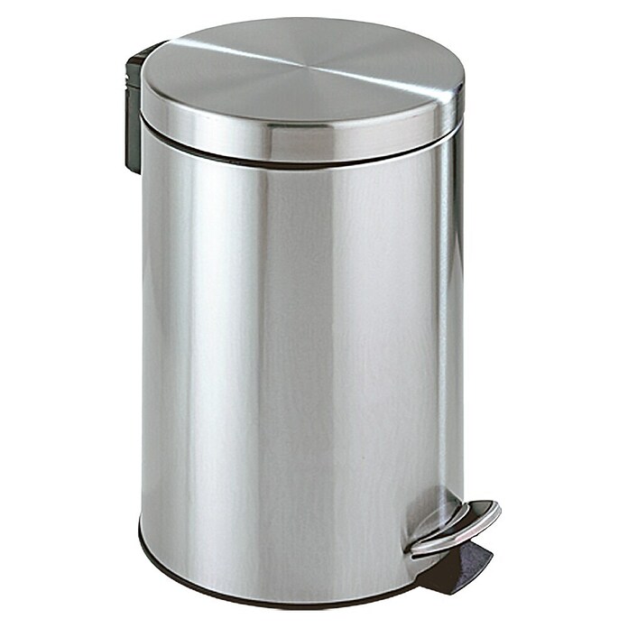 Venus Treteimer Easy Close (3 l, Silber, Rund, Edelstahl)