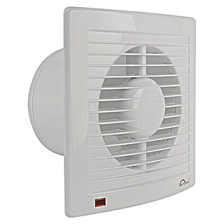 Air-Circle Kupaonski ventilator Air Style (Bijele boje, Promjer: 125 mm, Ekonomični tajmer)