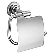 Camargue Lyon Toilettenpapierhalter (Mit Deckel, Silber, Glänzend, Verchromt)