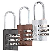 Abus Vorhängezahlenschloss 145/20 (Breite: 20 mm, Bügelstärke: 3 mm, Schlossdicke: 13,5 mm)