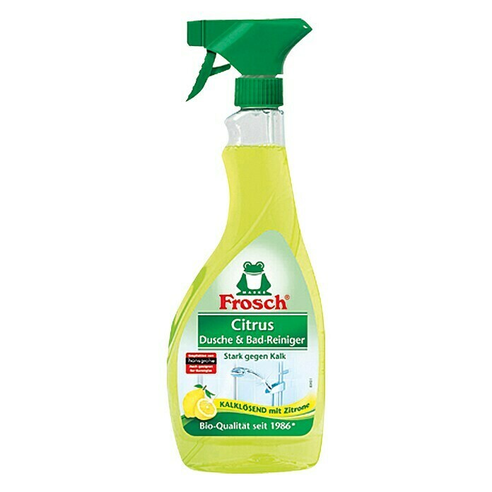 Frosch Dusche- & Badreiniger500 ml, Flasche mit Sprühkopf Front View