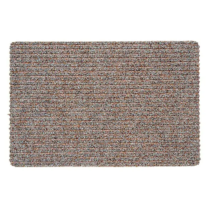 Astra Fußmatte Rib Line Sprint - 50 x 80 cm, Beige, 100 % Polypropylen - Rechteckiger, mehrfarbiger Teppich mit gerippter Oberfläche für den Innenbereich. Dekorativer und strapazierfähiger Bodenschutz.