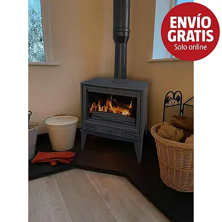 Invicta  Estufa de leña Padua con ventiladores